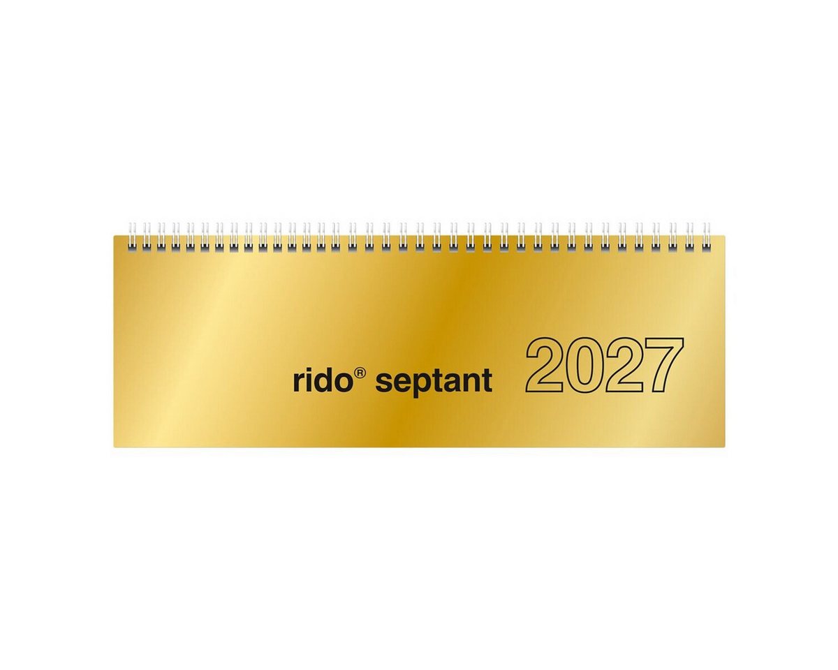 GLOCKEN Tischkalender septant 2027, 2 Seiten = 1 Woche – Bild 2 von 3