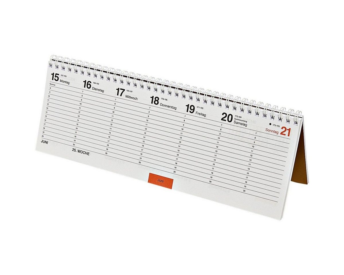 GLOCKEN Tischkalender septant 2027, 2 Seiten = 1 Woche – Bild 3 von 3