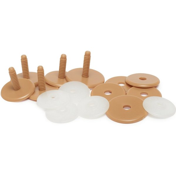 Glorex Dekoobjekt Gelenkscheiben-Set, Bärengröße 30 - 35 cm
