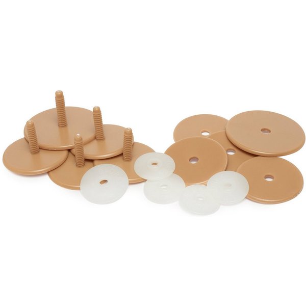 Glorex Dekoobjekt Gelenkscheiben-Set, Bärengröße 35 - 45 cm