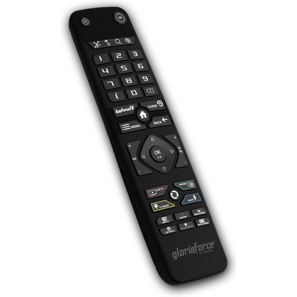 Gloriaforce RTX Bluetooth Fernbedienung mit TV-Steuerung SAT-Receiver