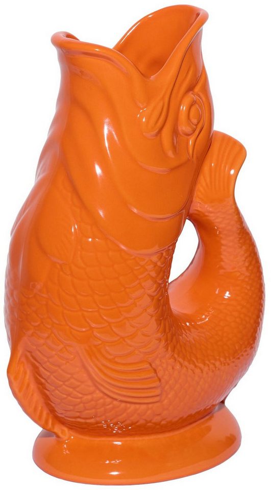 Gluckigluck Wasserkaraffe, (Original Gluggle Jug aus England), mit Gluckergeräusch, handgefertigt, ikonisches Fisch-Design, 1,2 L – Bild 2 von 3
