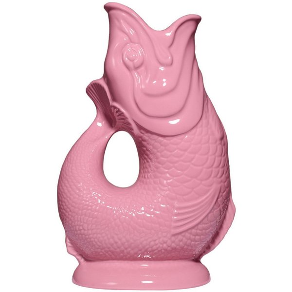 Gluckigluck Wasserkaraffe, (Original Gluggle Jug aus England), mit Gluckergeräusch, handgefertigt, ikonisches Fisch-Design, 1,2 L