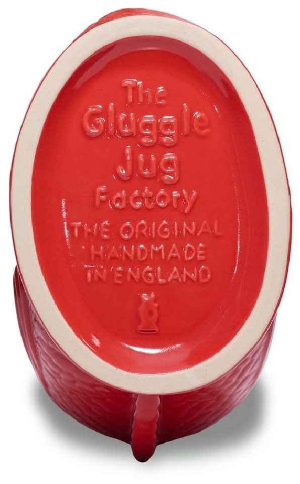 Gluckigluck Wasserkaraffe, (Original Gluggle Jug aus England), mit Gluckergeräusch, handgefertigt, ikonisches Fisch-Design, 1,2 L – Bild 3 von 3