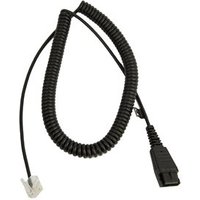 JABRA QD Cord to RJ45 coiled 0.5-2m