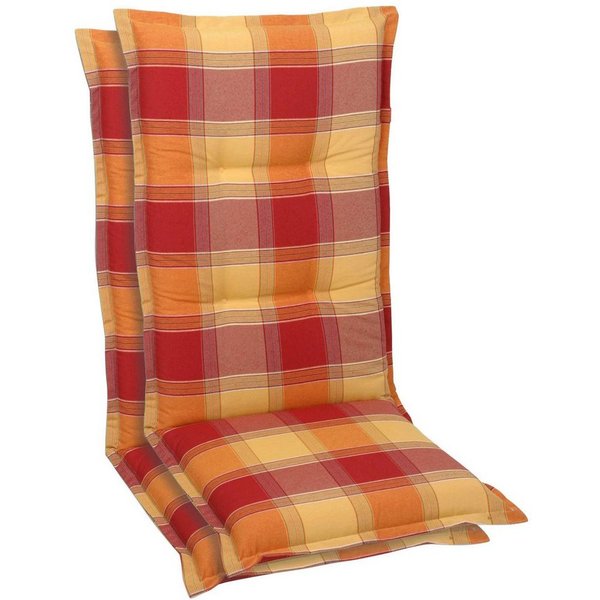 GO-DE Hochlehnerauflage, (Set, 2 St., Auflage für Hochlehner, OTTOs Choice), 50 cm x 7 cm x 120 cm