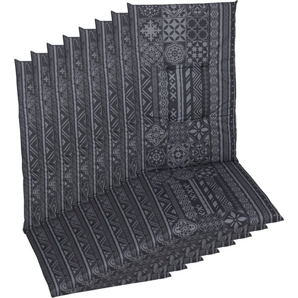 GO-DE Hochlehnerauflage, (Set, 8 Auflagen), in verschiedenen Ausführungen