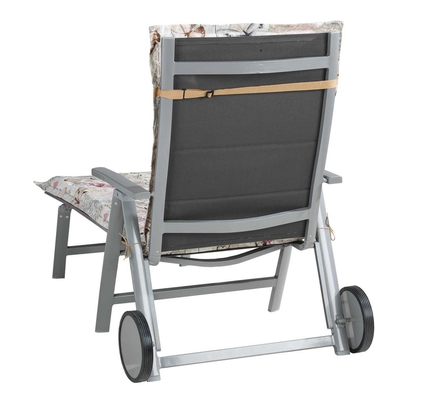 GO-DE Liegenauflage BUTTERFLY, B 60 x L 190 cm, Beige, Gartenliegen, Gartenauflage für Gartenliege – Bild 3 von 4