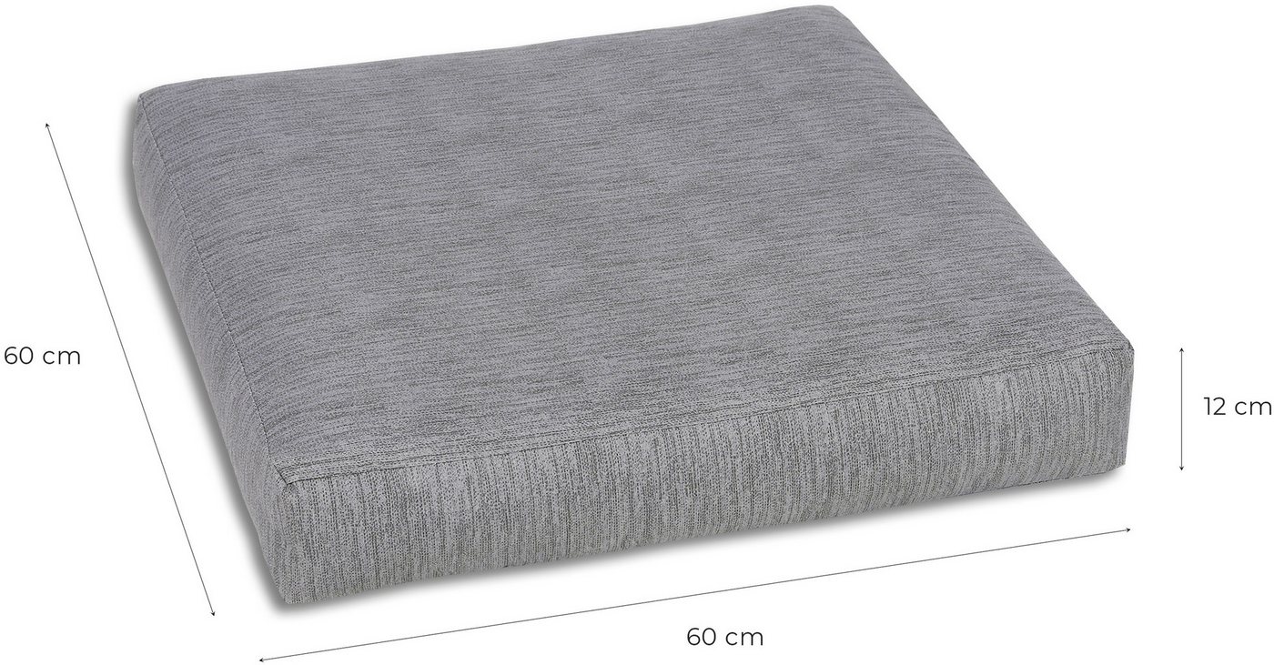 GO-DE Sitzauflage, Maße ca.: 60 cm x 60 cm x 12 cm – Bild 2 von 2