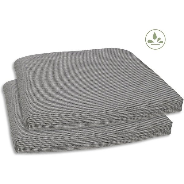 GO-DE Sitzkissen Selina, 2er Set, 40x5x45 cm, wasserabweisend