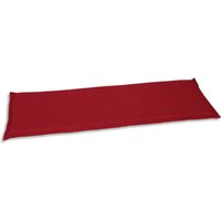 GO-DE TEXTIL Gartena, kirschrot, Bankauflage 3-Sitzer