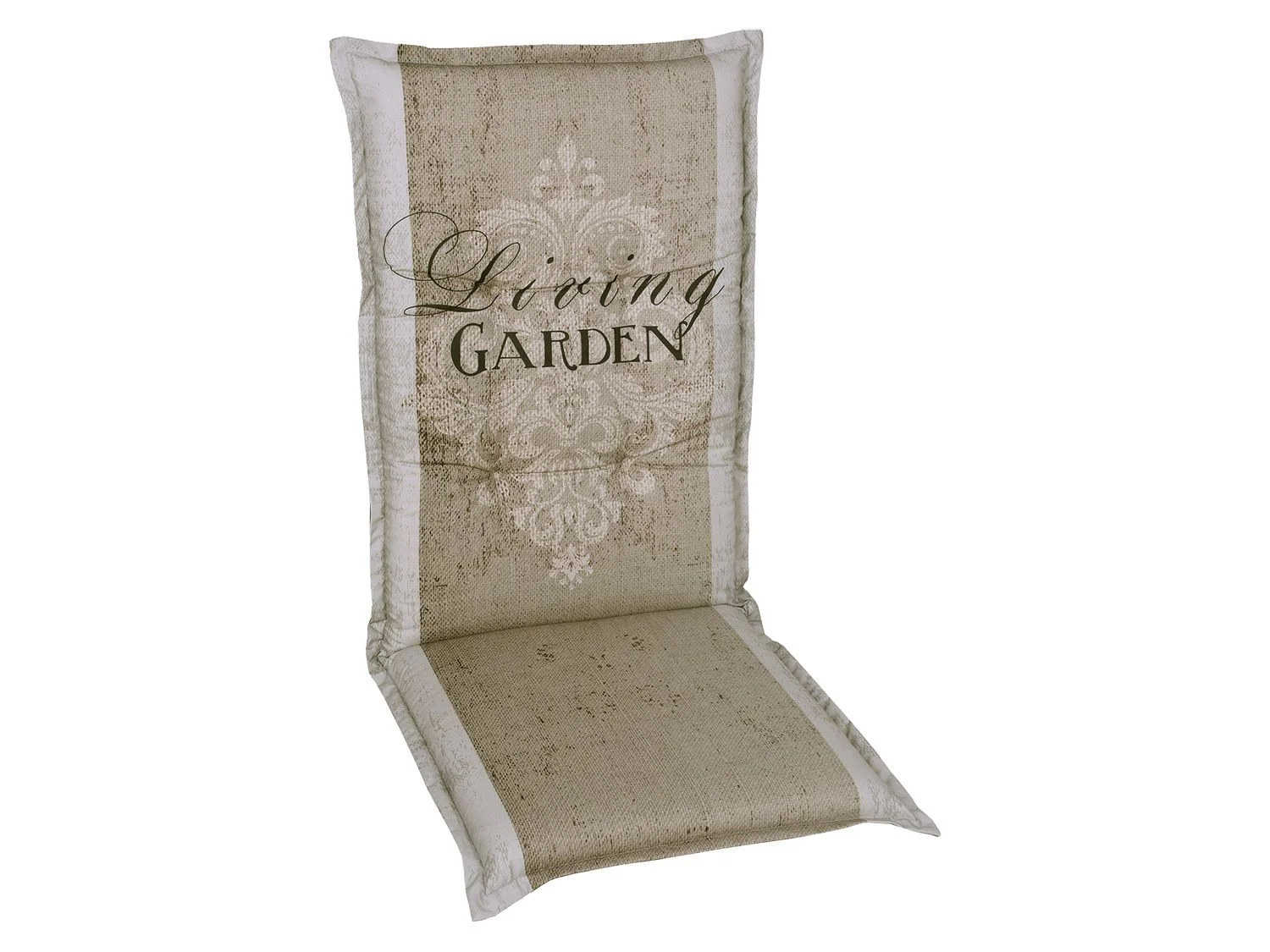 GO-DE TEXTIL Gartenauflage Living Garden (2er Set Mittellehner, Beige) – Bild 2 von 2