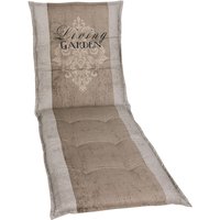 GO-DE TEXTIL Gartenauflage Living Garden (Rollliege, Beige)