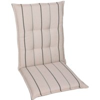 GO-DE TEXTIL Gartenauflage Wendauflage (2er Set Mittellehner, Beige)