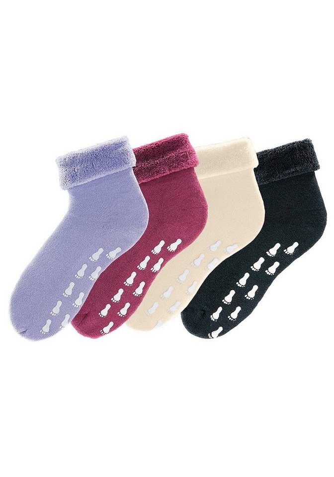 Go in ABS-Socken (Packung, 4-Paar) mit Antirutschsohle und Vollfrottee – Bild 2 von 5