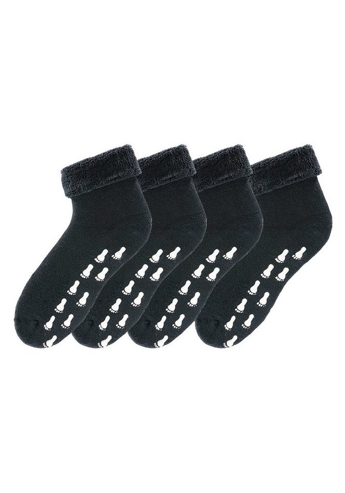 Go in ABS-Socken (Packung, 4-Paar) mit Antirutschsohle und Vollfrottee – Bild 2 von 5