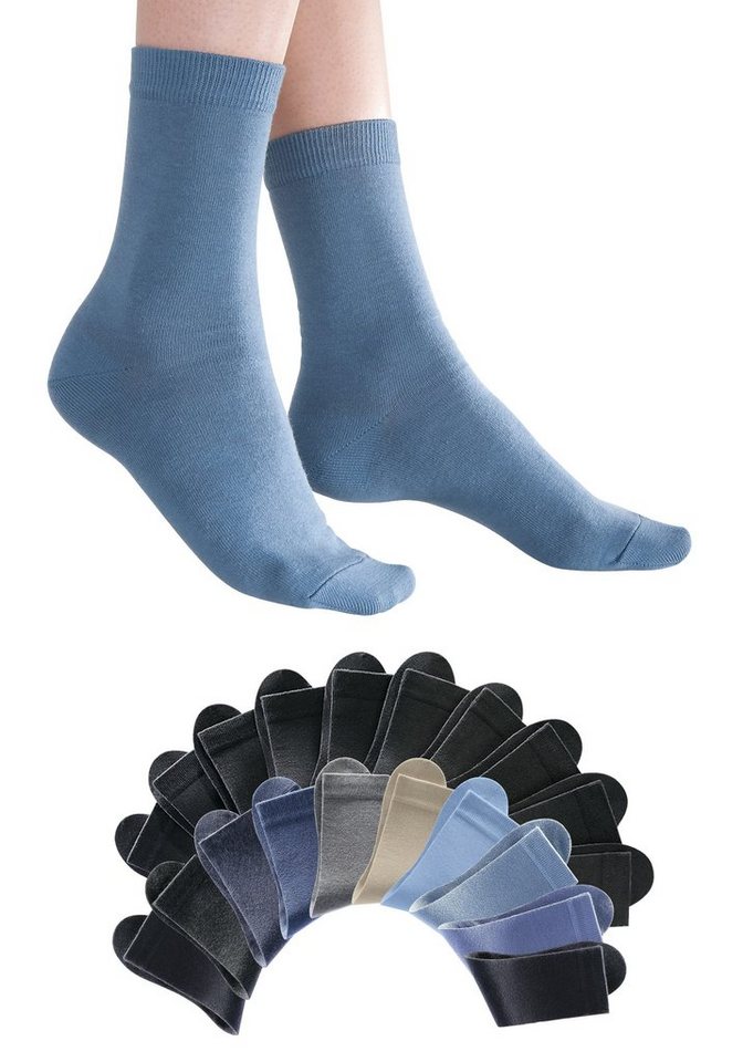 Go in Basicsocken Damensocken in der Großpackung (Box, 20-Paar, Gr. 35-38 bis 39-42) in der Big-Box – Bild 2 von 5