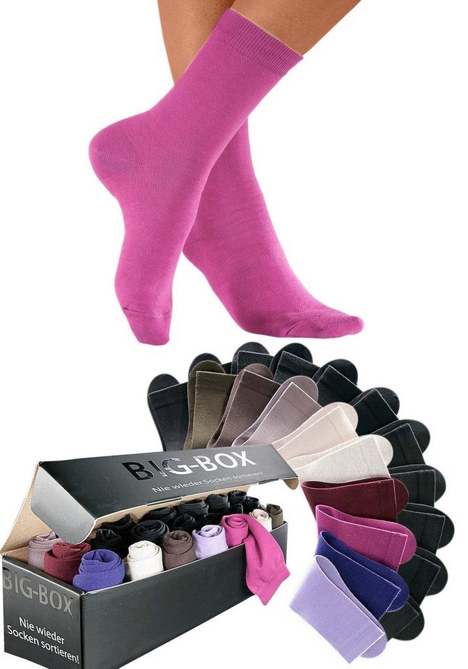 Go in Basicsocken Damensocken in der Großpackung (Box, 20-Paar, Gr. 35-38 bis 39-42) in der Big-Box – Bild 2 von 5
