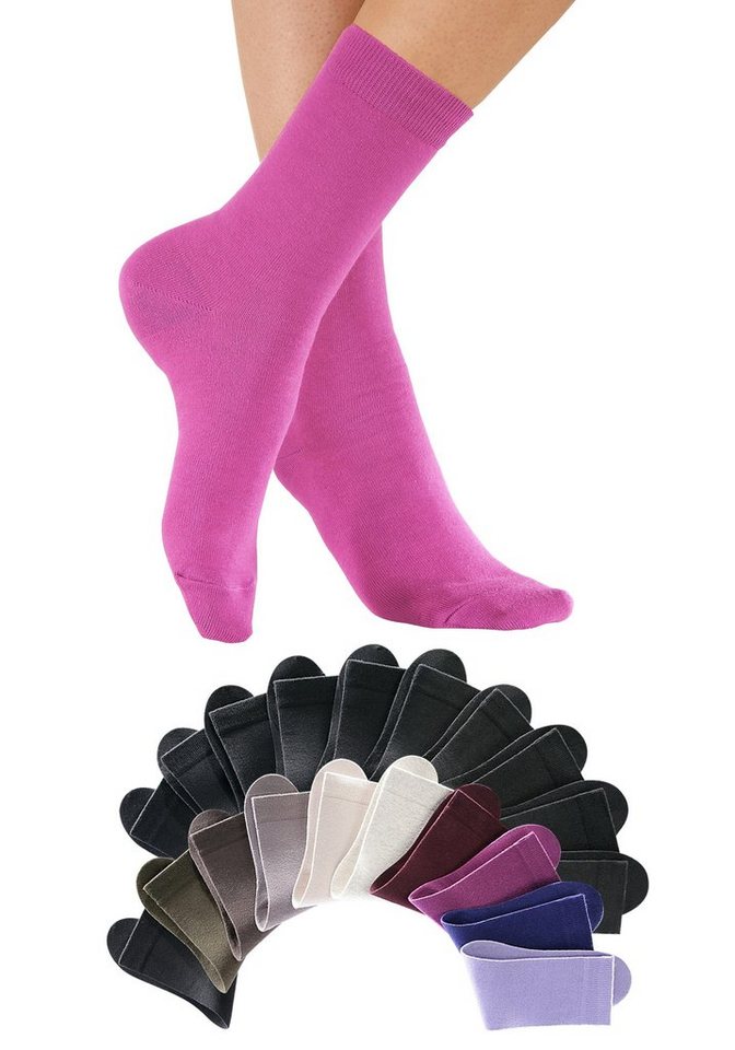 Go in Basicsocken Damensocken in der Großpackung (Box, 20-Paar, Gr. 35-38 bis 39-42) in der Big-Box – Bild 3 von 5