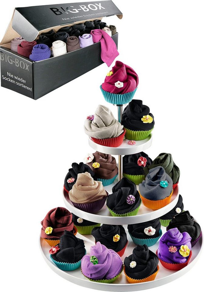 Go in Basicsocken Damensocken in der Großpackung (Box, 20-Paar, Gr. 35-38 bis 39-42) in der Big-Box – Bild 5 von 5