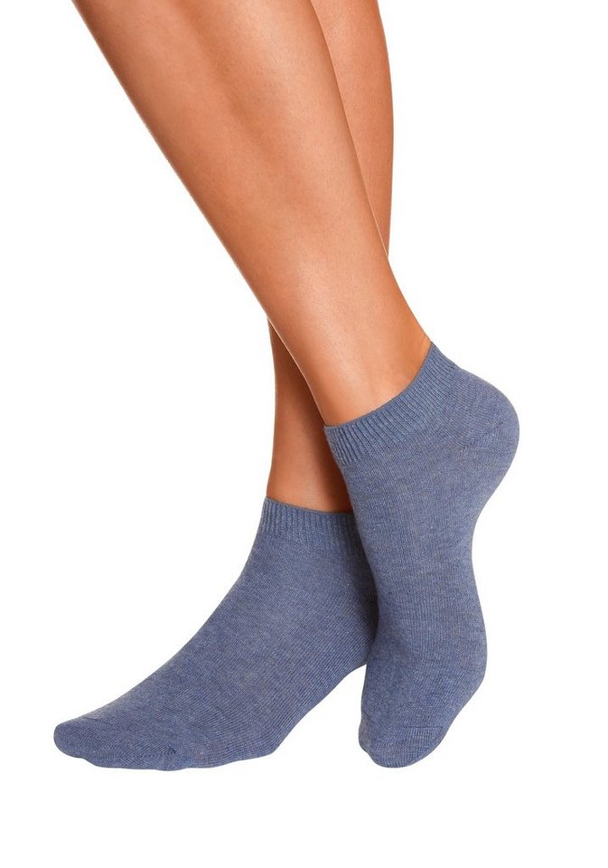 Go in Kurzsocken Damen Herren Basic Sneakersocken Großpackung (Packung, 8-Paar, Gr. 35-38 bis 43-46) uni in Basic Farben – Bild 2 von 5