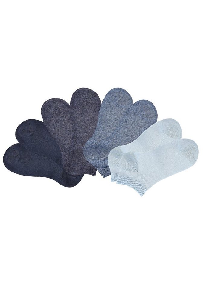 Go in Kurzsocken Damen Herren Basic Sneakersocken Großpackung (Packung, 8-Paar, Gr. 35-38 bis 43-46) uni in Basic Farben – Bild 3 von 5