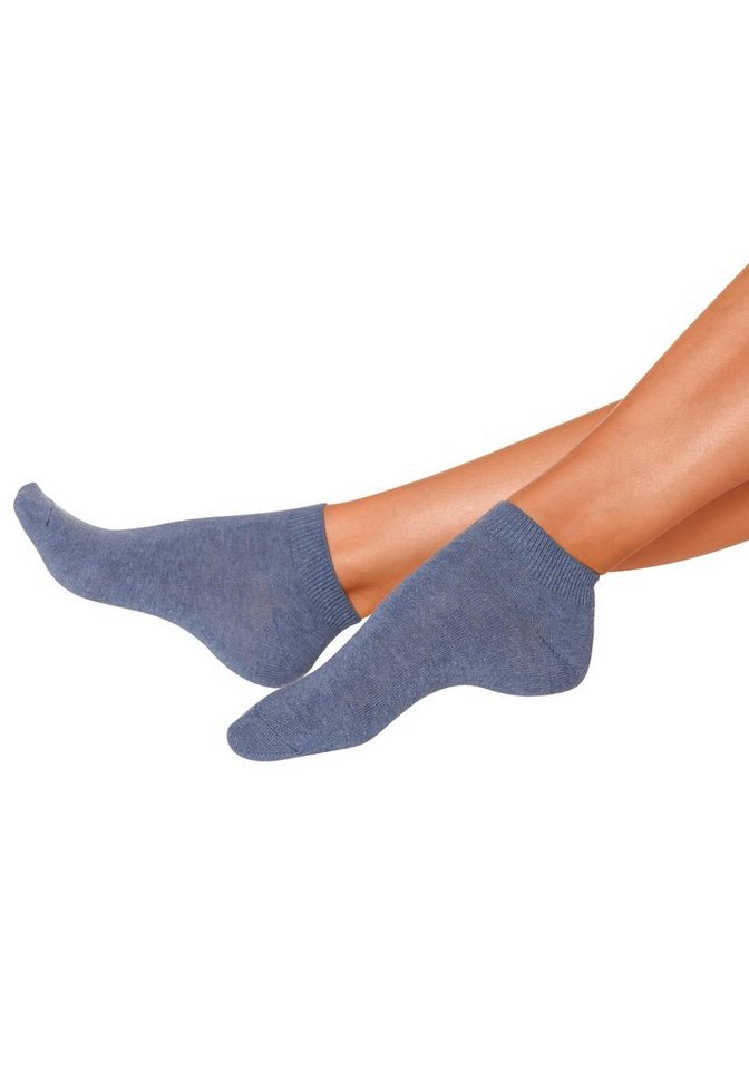 Go in Kurzsocken Damen Herren Basic Sneakersocken Großpackung (Packung, 8-Paar, Gr. 35-38 bis 43-46) uni in Basic Farben – Bild 4 von 5