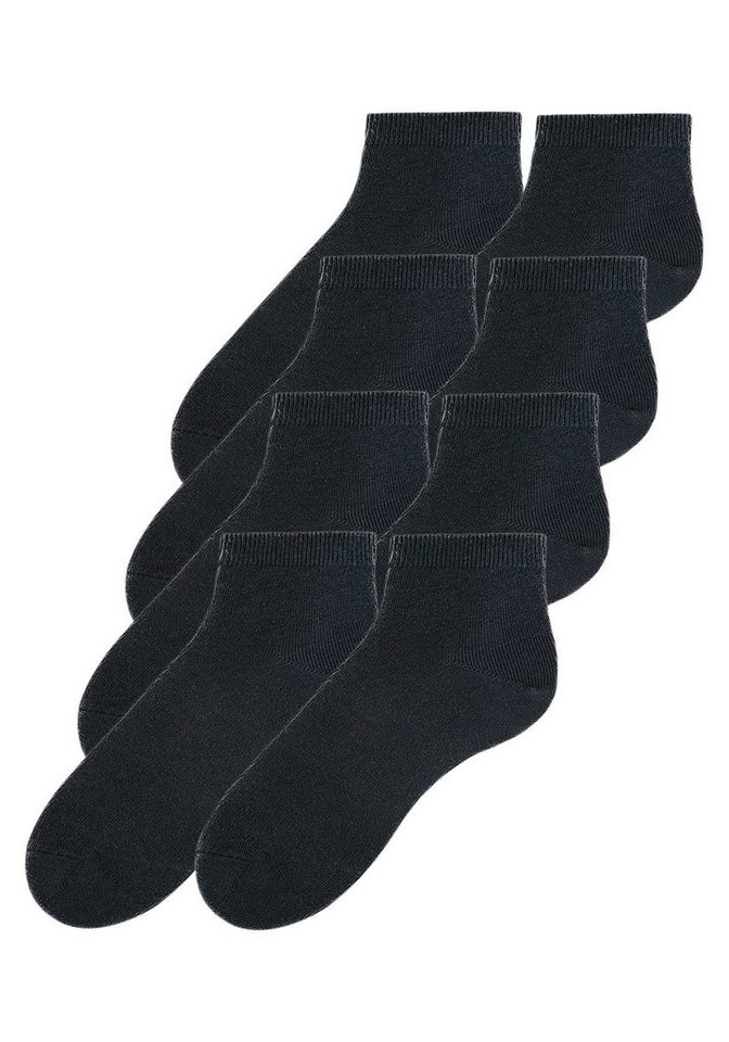 Go in Kurzsocken Damen Herren Basic Sneakersocken Großpackung (Packung, 8-Paar, Gr. 35-38 bis 43-46) uni in Basic Farben – Bild 3 von 4
