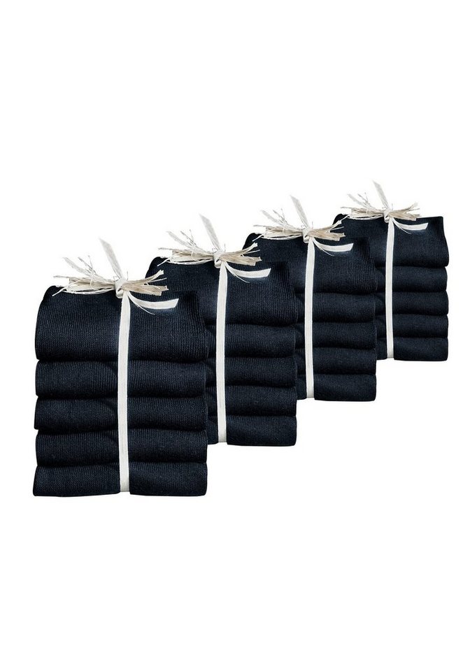 Go in Socken Damen Basic Strümpfe ganz uni, weiches Bündchen (Packung, 20-Paar) in der Großpackung – Bild 2 von 4