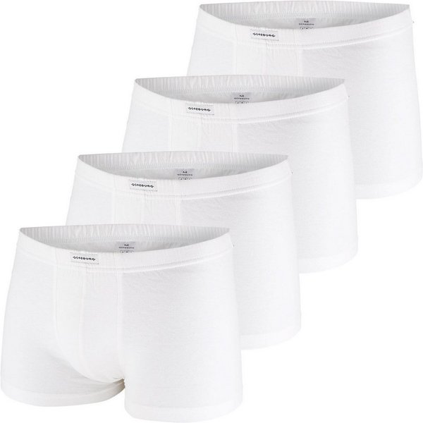 GÖTZBURG Boxershorts Basic mit Komfortbündchen im 4er Pack