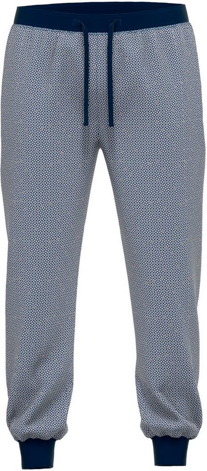 GÖTZBURG Loungehose Brooklyn Baumwolle, Seitentaschen, bequem, weich, mit Muster – Bild 2 von 5