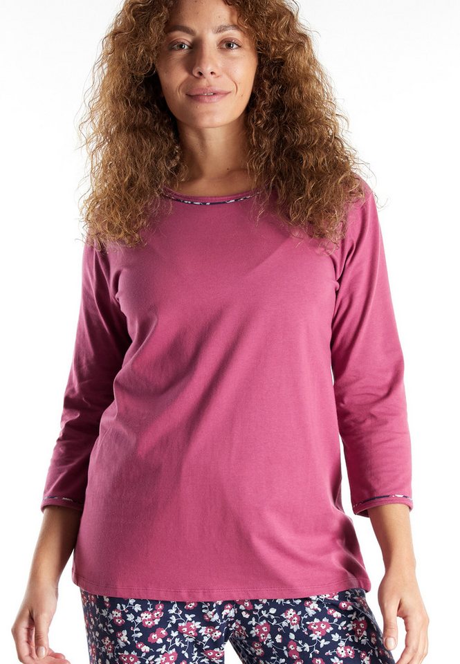 GÖTZBURG Pyjama 3/4 Arm, Rundhalsausschnitt, mit Motiv, Baumwolle – Bild 4 von 5