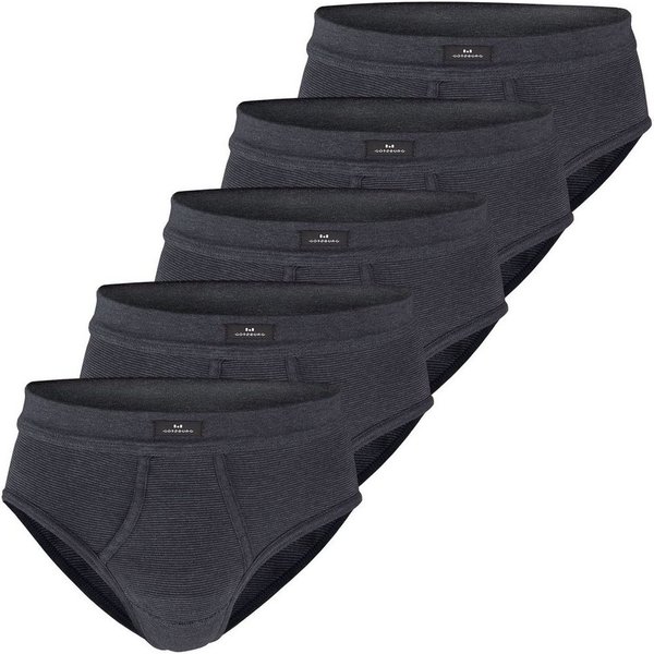 GÖTZBURG Slip Ringel (Mehrpack, 5 Stück) mit Eingriff, pflegeleicht, strapazierfähig im 5er Pack