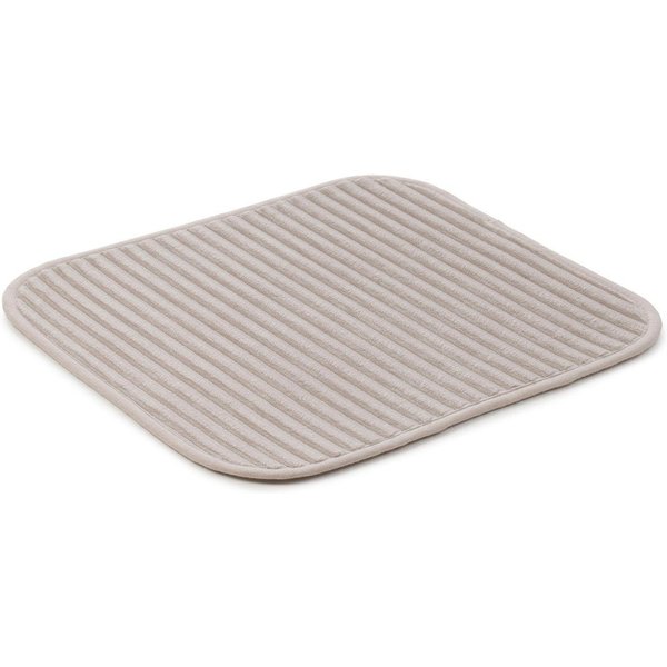 Gözze Badematte Berlin, Höhe 7 mm, rutschhemmend beschichtet, fußbodenheizungsgeeignet, Polyester, rechteckig, Badteppich, Uni Farben, Cord Optik, waschbar