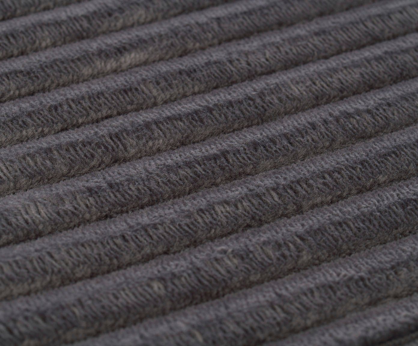 Gözze Badematte Berlin, Höhe 7 mm, rutschhemmend beschichtet, fußbodenheizungsgeeignet, Polyester, rechteckig, Badteppich, Uni Farben, Cord Optik, waschbar – Bild 5 von 5