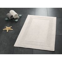 Gözze Badematte BIO Frottier, Höhe 7 mm, beidseitig nutzbar, fußbodenheizungsgeeignet, Baumwolle (Bio-Baumwolle), rechteckig, Badvorleger, Frottier-Qualität, mi