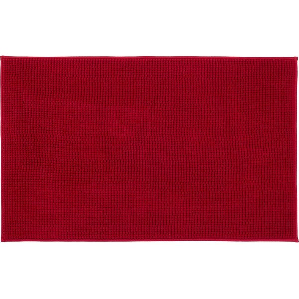Gözze Badematte Chenille, Höhe 15 mm, rutschhemmend beschichtet, fußbodenheizungsgeeignet, Polyester, rechteckig, Badteppich, Uni Farben, besonders weich durch 