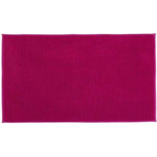 Gözze Badematte Chenille, Höhe 15 mm, rutschhemmend beschichtet, fußbodenheizungsgeeignet, Polyester, rechteckig, Badteppich, Uni Farben, besonders weich durch 