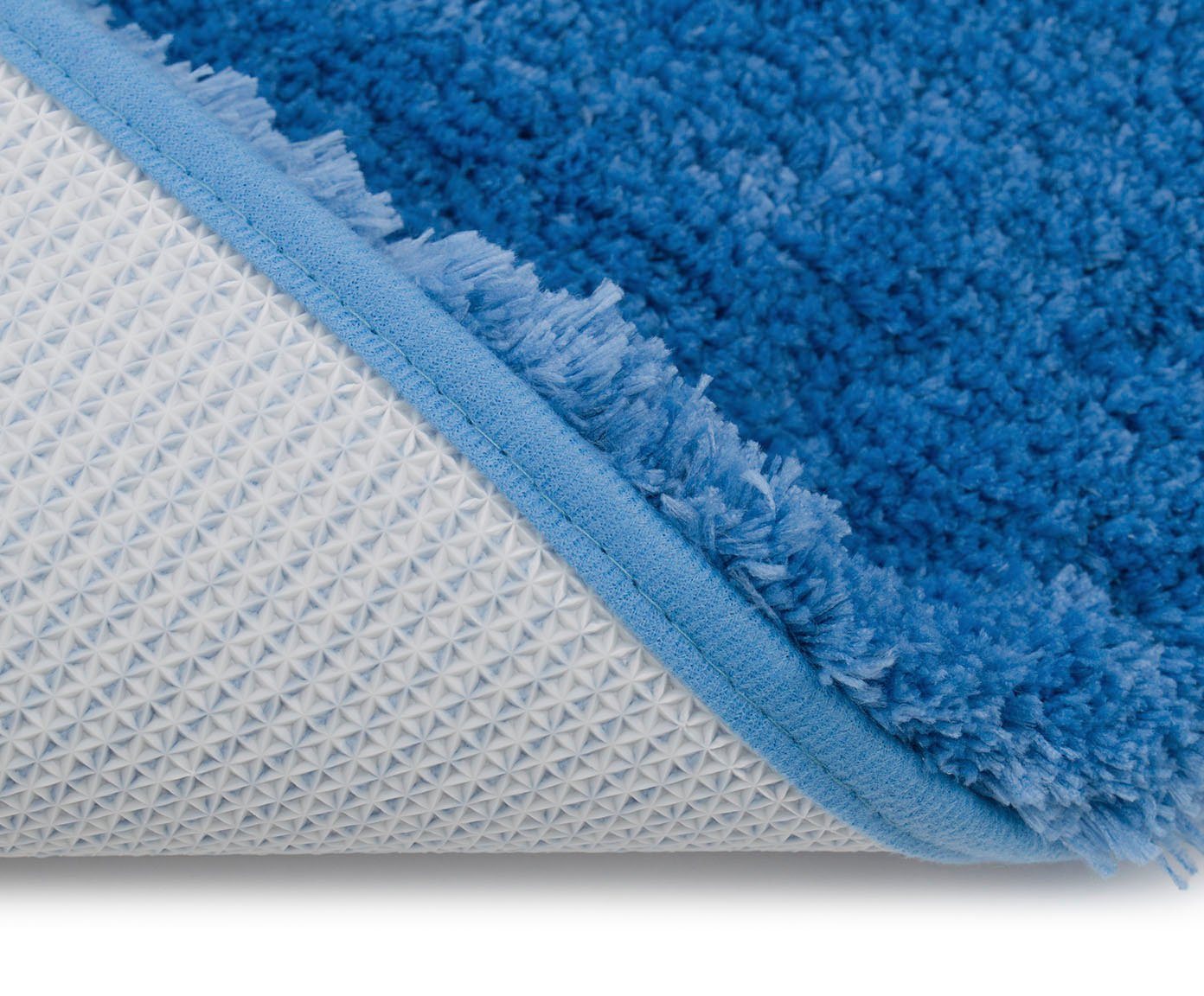 Gözze Badematte »DELUXE«, rutschhemmend beschichtet, fußbodenheizungsgeeignet, Polyester, rechteckig, WC-Vorleger mit Ausschnitt, mit extra hohem Flor – Bild 3 von 5