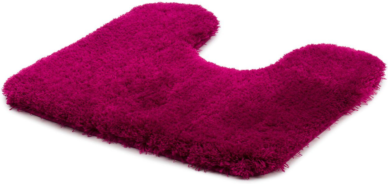 Gözze Badematte »DELUXE«, rutschhemmend beschichtet, fußbodenheizungsgeeignet, Polyester, rechteckig, WC-Vorleger mit Ausschnitt, mit extra hohem Flor – Bild 2 von 5