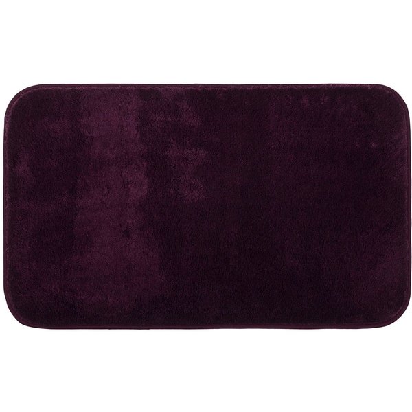 Gözze Badematte Rio Premium, Höhe 18 mm, rutschhemmend beschichtet, schnell trocknend, fußbodenheizungsgeeignet, Polyester, rechteckig, Badteppich, Uni Farben, 