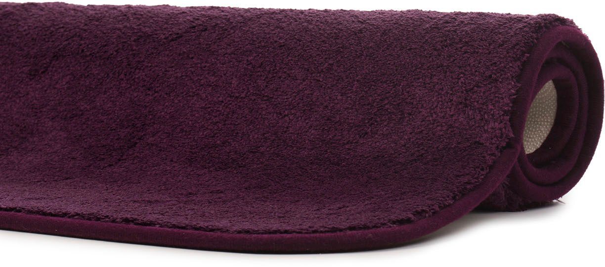 Gözze Badematte Rio Premium, Höhe 18 mm, rutschhemmend beschichtet, schnell trocknend, fußbodenheizungsgeeignet, Polyester, rechteckig, Badteppich, Uni Farben,  – Bild 3 von 5