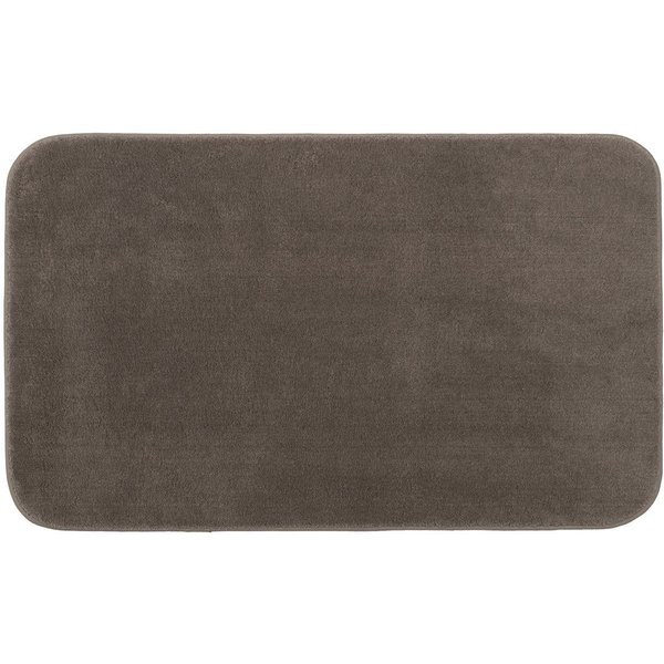 Gözze Badematte Rio Premium, Höhe 18 mm, rutschhemmend beschichtet, schnell trocknend, fußbodenheizungsgeeignet, Polyester, rechteckig, Badteppich, Uni Farben, 