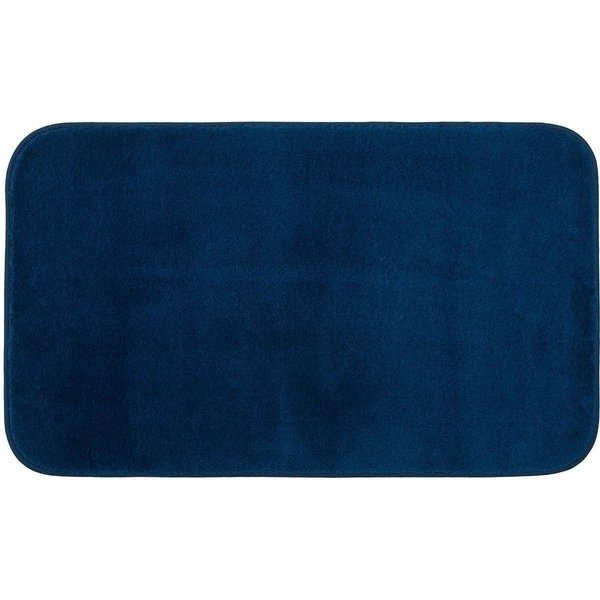 Gözze Badematte Rio Premium, Höhe 18 mm, rutschhemmend beschichtet, schnell trocknend, fußbodenheizungsgeeignet, Polyester, rechteckig, Badteppich, Uni Farben, 