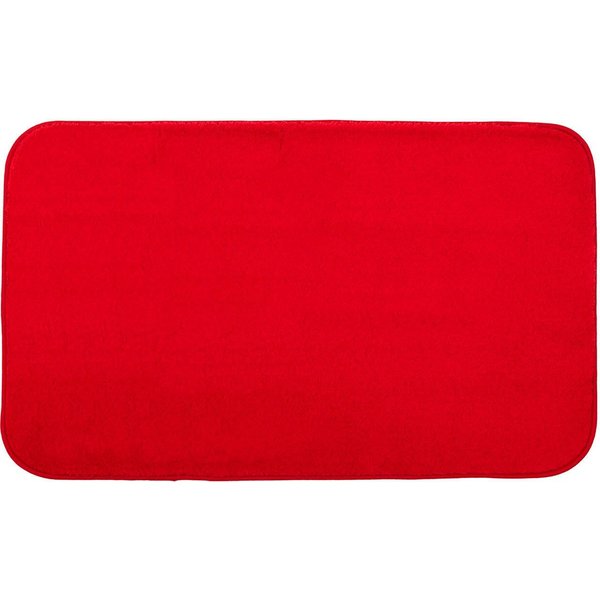 Gözze Badematte Rio Premium, Höhe 18 mm, rutschhemmend beschichtet, schnell trocknend, fußbodenheizungsgeeignet, Polyester, rechteckig, Badteppich, Uni Farben, 