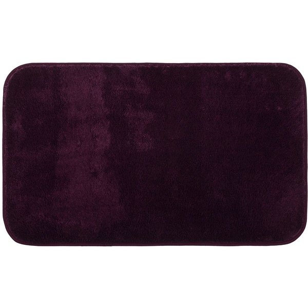 Gözze Badematte Rio Premium, Höhe 18 mm, rutschhemmend beschichtet, schnell trocknend, fußbodenheizungsgeeignet, Polyester, rechteckig, Badteppich, Uni Farben, 