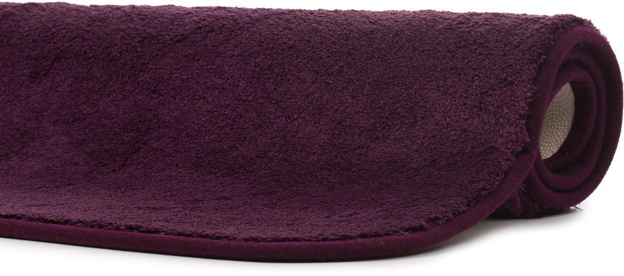 Gözze Badematte Rio Premium, Höhe 18 mm, rutschhemmend beschichtet, schnell trocknend, fußbodenheizungsgeeignet, Polyester, rechteckig, Badteppich, Uni Farben,  – Bild 3 von 5