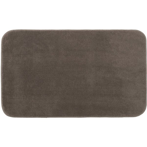 Gözze Badematte Rio Premium, Höhe 18 mm, rutschhemmend beschichtet, schnell trocknend, fußbodenheizungsgeeignet, Polyester, rechteckig, Badteppich, Uni Farben, 