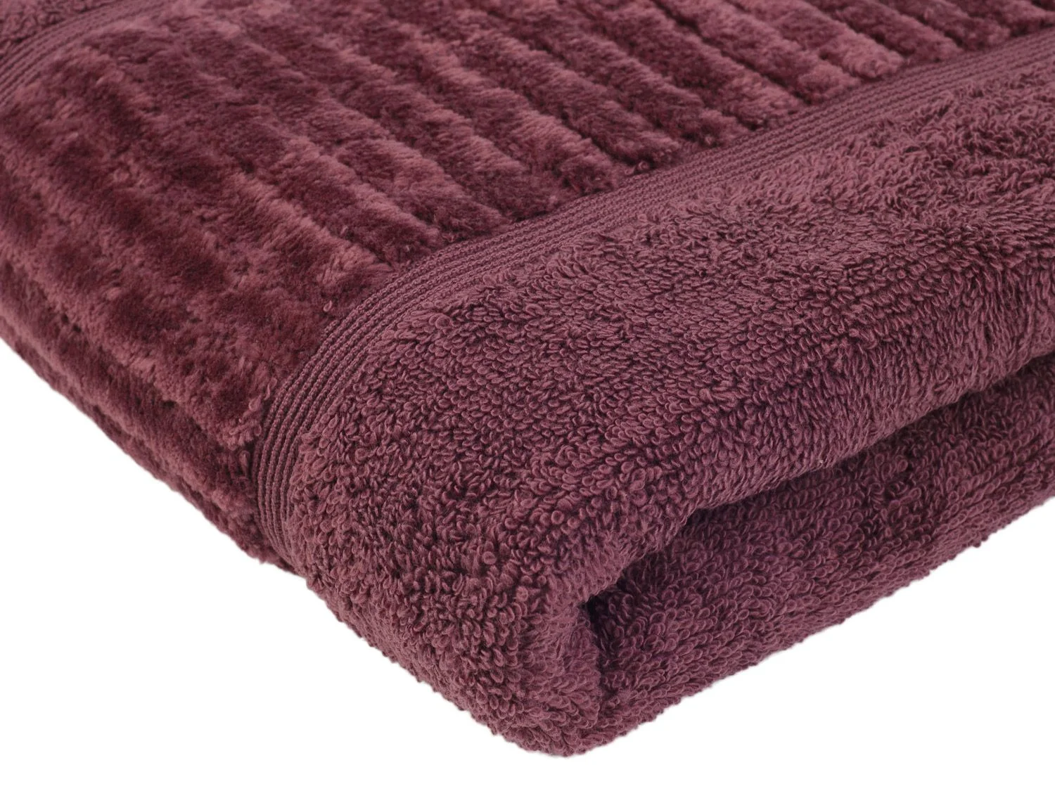 GÖZZE Badetuch Bio 100 x 150 cm (Beere) – Bild 2 von 4