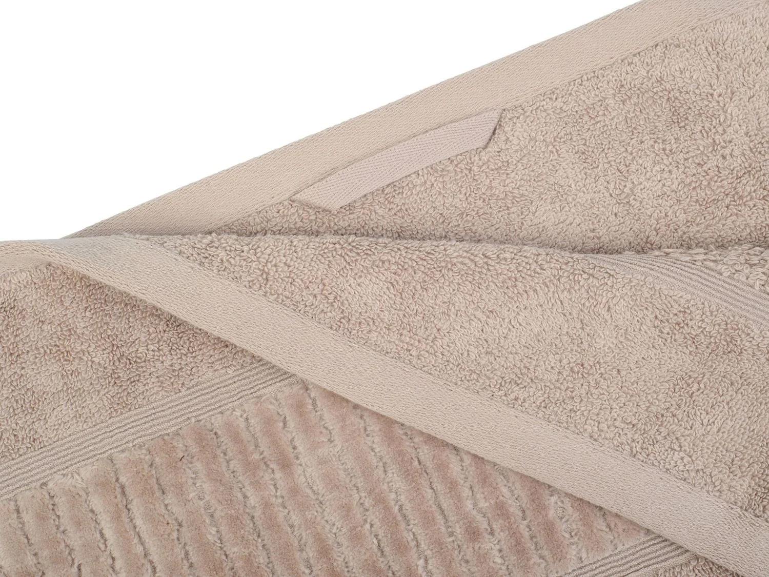 GÖZZE Badetuch Bio 100 x 150 cm (Taupe) – Bild 3 von 4